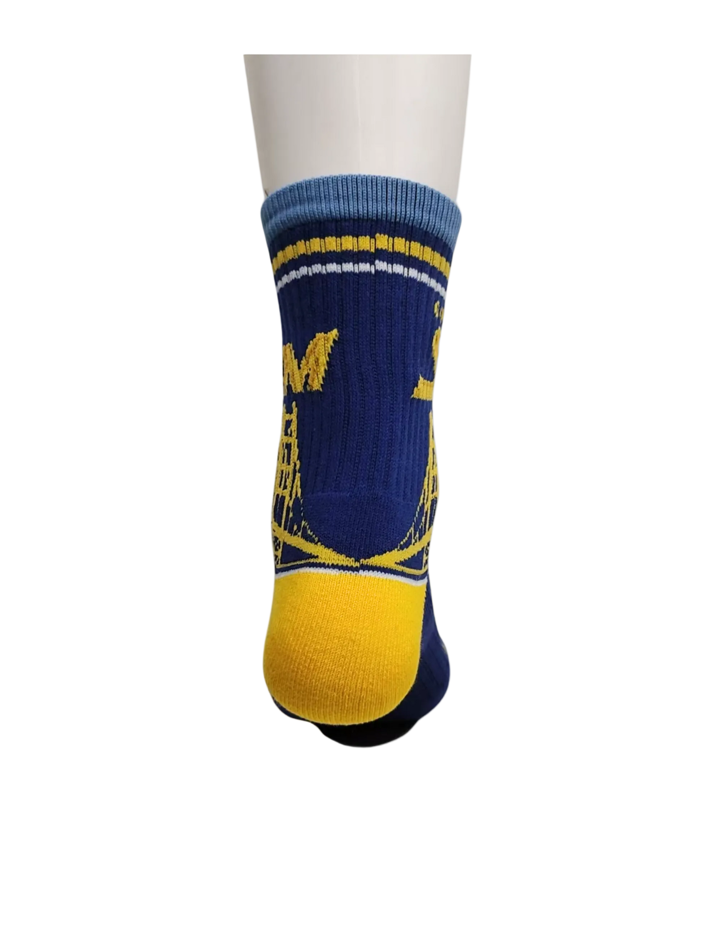 Half Crew Blue Socks