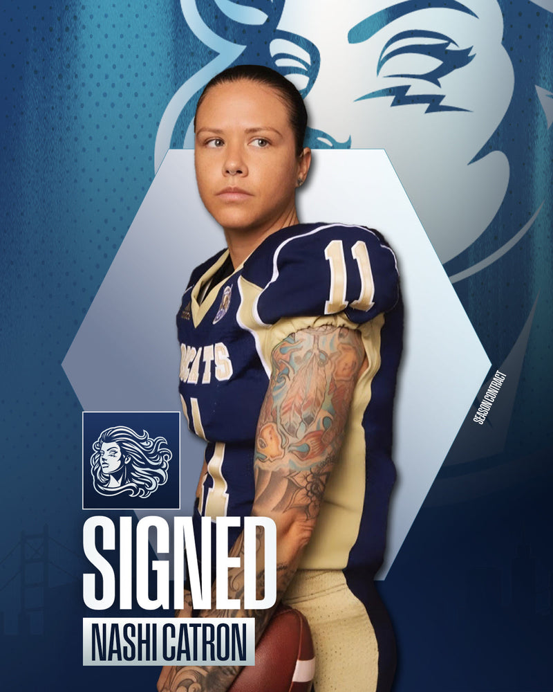 FRANCHISE-DEFINING SIGNING: ALL-PRO QUARTERBACK NASHI CATRON JOINS THE GOLDEN STATE STORM FOR 2027 SEASON