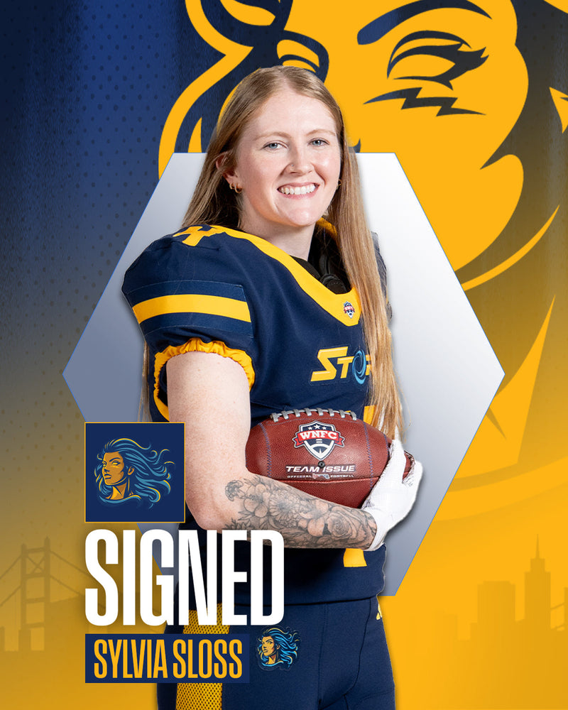 GOLDEN STATE STORM RE-SIGN WR1 AND ALL-PRO BREAKOUT STAR SYLVIA SLOSS FOR SEASON 2