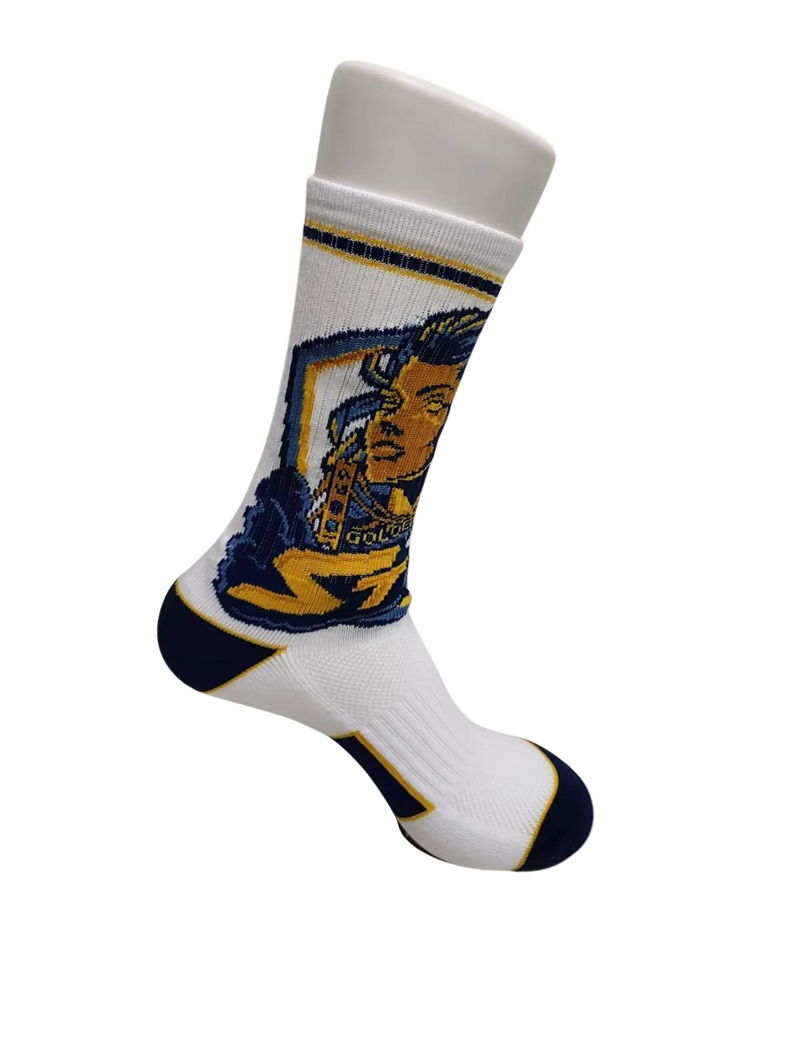 White Athletic Crew Socks