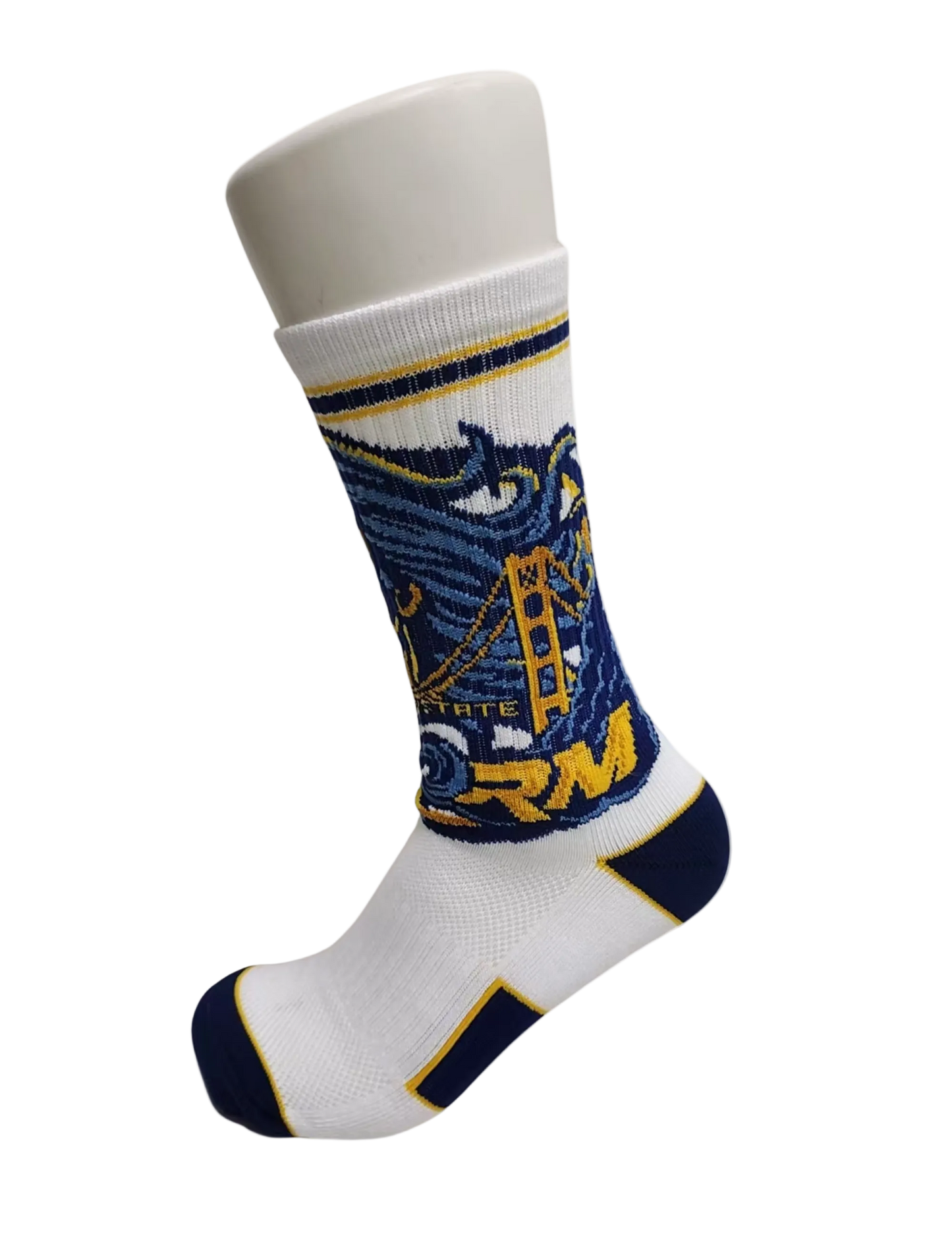 White Athletic Crew Socks
