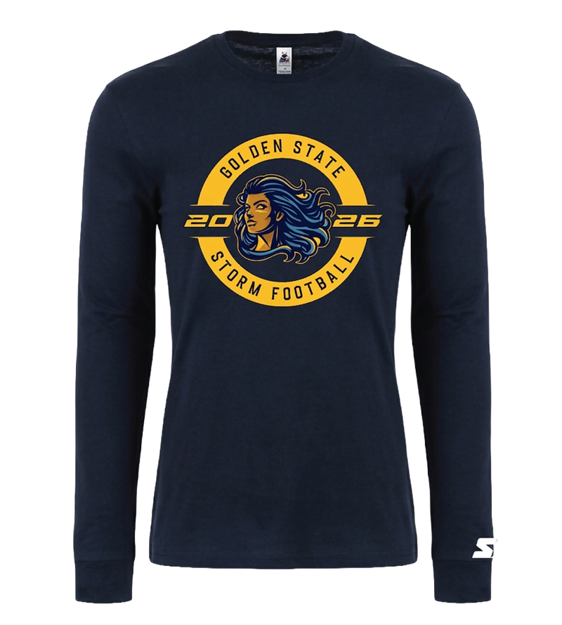 Unisex Navy Everyday Long Sleeve Tee
